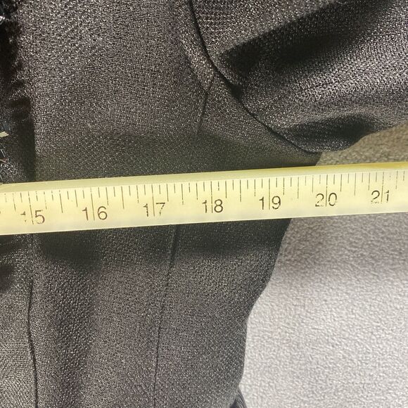 VTG My Boyfriends Back Women Blazer Jacket Med Studded Grunge Goth Punk Academia - Picture 7 of 13